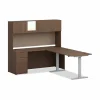 HON Mod Laminate Doors for 72"W Mod Desk Hutch, 17.86 x 14.82, Sepia Walnut 2/Carton