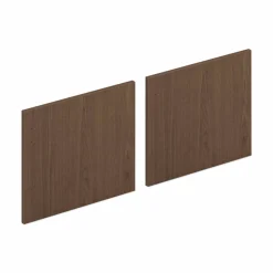 HON Mod Laminate Doors for 72"W Mod Desk Hutch, 17.86 x 14.82, Sepia Walnut 2/Carton