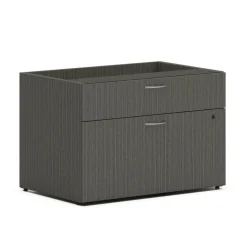 HON Mod Low Personal Credenza, 30w x 20d x 21h, Slate Teak