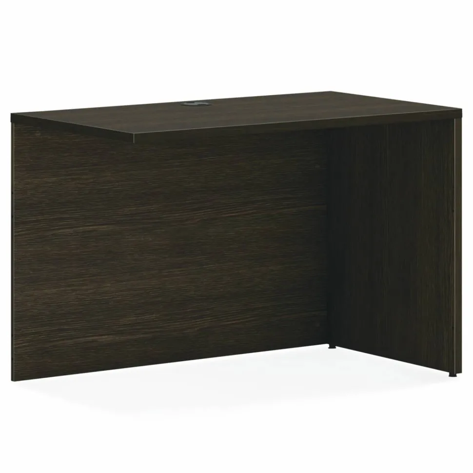 HON Mod L-Station Double Pedestal Desk Bundle, 60" x 72" x 29", Java Oak