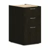 HON Mod Single Pedestal Desk Bundle, 60" x 30" x 29", Java Oak