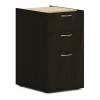 HON Mod Support Pedestal | 2 Box / 1 File Drawer | 15"W | Java Oak Finish