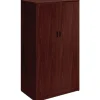 HON 10500 Series Mahogany Laminate Office Desking - 36"x24"66.6" - 5 Shelve(s) - 4 Adjustable Shelf(ves) - 10530NN