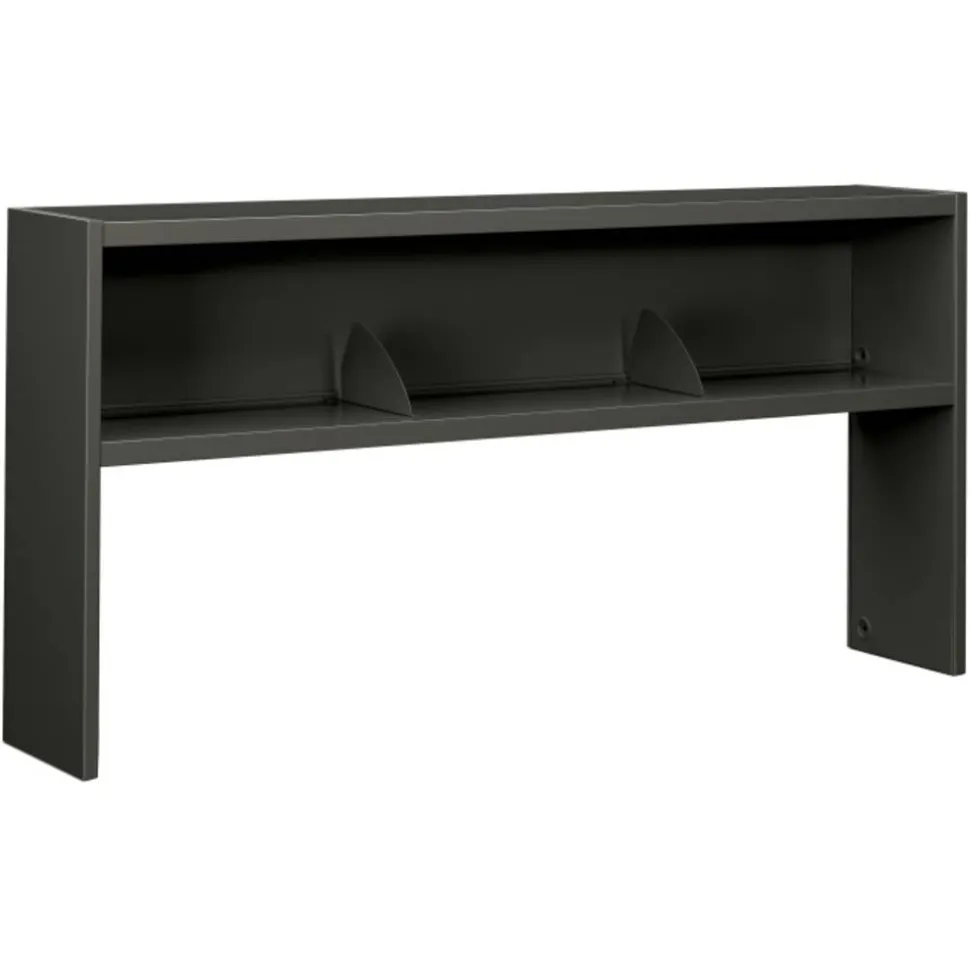 HON 38000 Series Stack-On Steel Hutch, 72"W, Charcoal