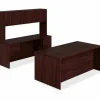 HON 10500 Series Stack-On Storage Unit, 60w x 14.63d x 37.13h, Mahogany