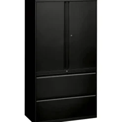 HON 800 Series Wide Lateral File with Storage Cabinet - 2-Drawer