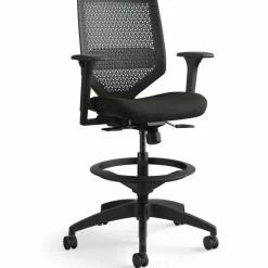 HON Solve Task Stool, ReActiv, Black