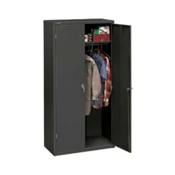 HON Steel Storage Cabinet, 5-Shelf, Charcoal
