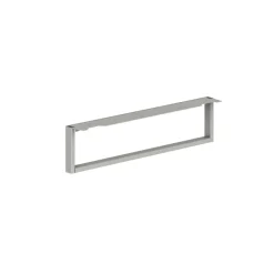 HON Voi O-Leg Support For Low Credenza And Rectangular Worksurface, Platinum Metallic