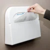 Hospeco Discreet Seat Half-Fold Toilet Seat Covers, White, 250 Sheets Per Pack, Case Of 20 Packs