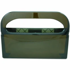 HOSPECO Health Gards Toilet Seat Cover Dispenser, Half-Fold, 16 x 3.25 x 11.5, Smoke
