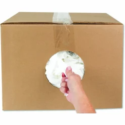 HOSPECO New Bleached White T-Shirt Rags, 25 Pounds/Bag