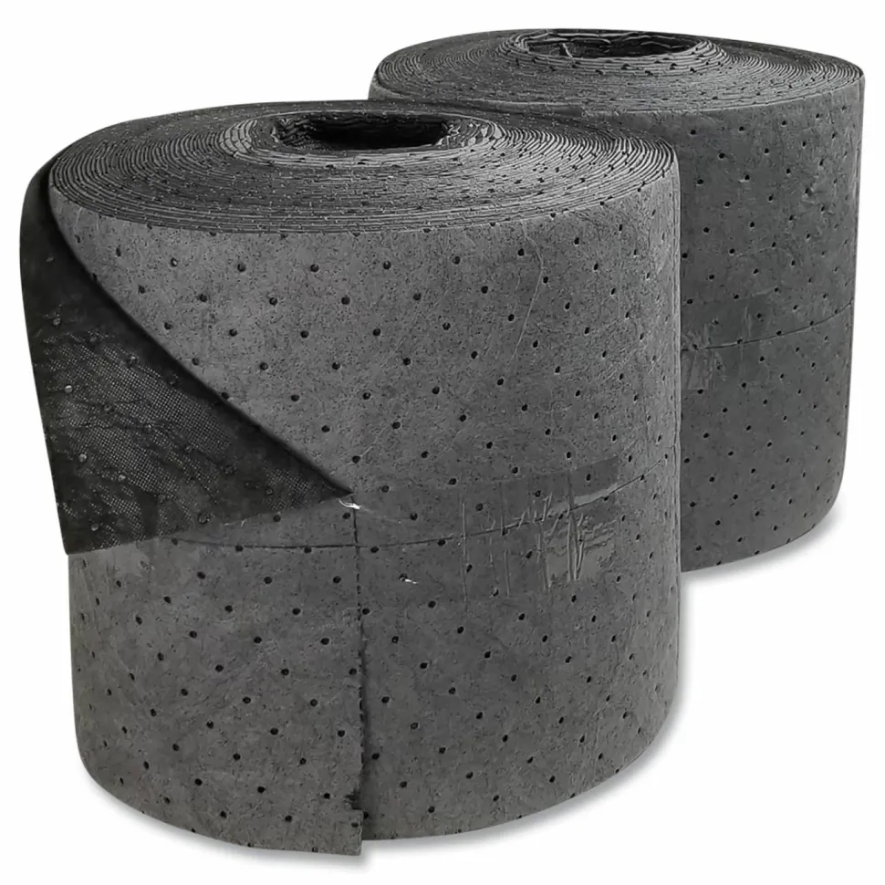 HOSPECO TASKBrand All Sorb Industrial Sorbent Roll, 24.5 gal, 15" x 150 ft, 2/Carton