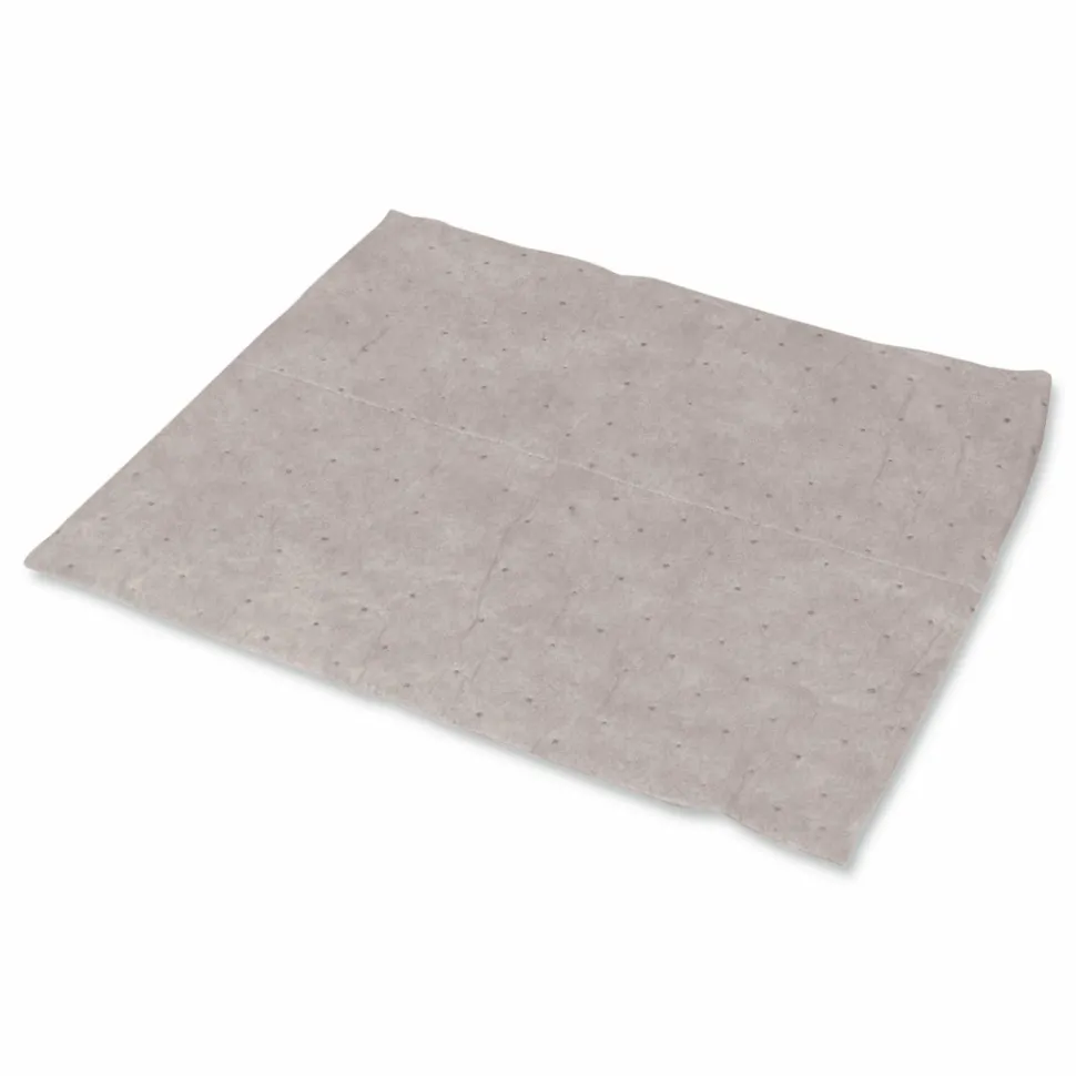 HOSPECO TASKBrand All Sorb Industrial Sorbent Pad, 0.24 gal, 15 x 18, 100/Carton