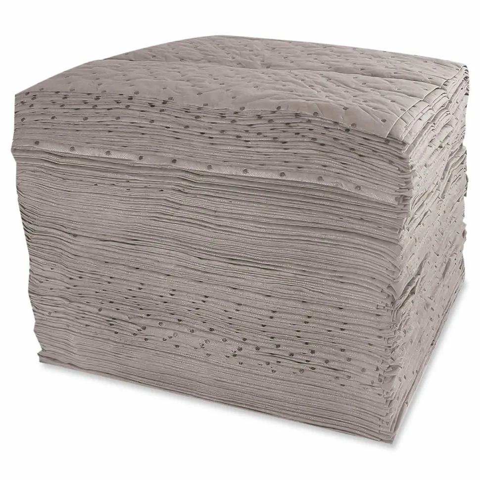 HOSPECO TASKBrand All Sorb Industrial Sorbent Pad, 0.11 gal, 15 x 18, 200/Carton