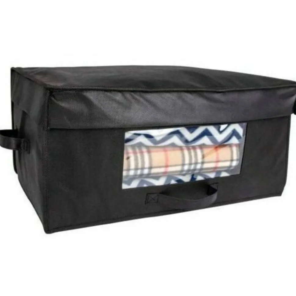 Hospitality 1 Source Blanket Boxes, 24”L x 15”W x 11”H, Black, Pack Of 20 Boxes
