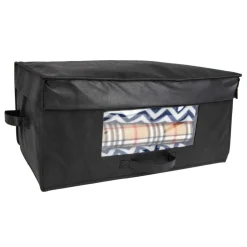 Hospitality 1 Source Blanket Boxes, 24”L x 15”W x 11”H, Black, Pack Of 20 Boxes
