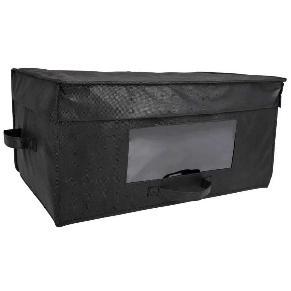 Hospitality 1 Source Blanket Boxes, 24”L x 15”W x 11”H, Black, Pack Of 20 Boxes