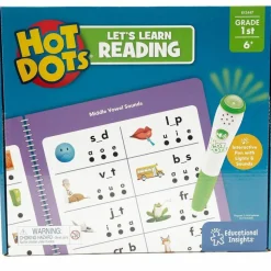Hot Dots First Grade Activity Set Interactive Printed Book
