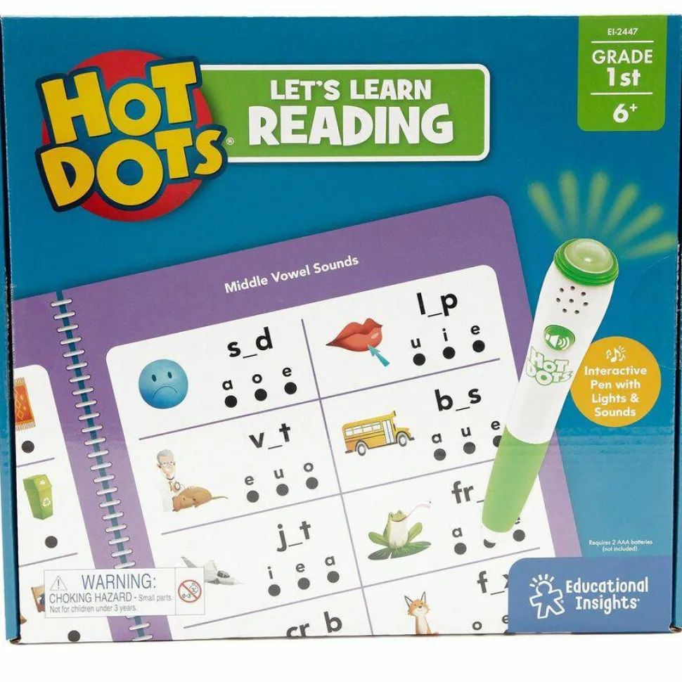 Hot Dots First Grade Activity Set Interactive Printed Book
