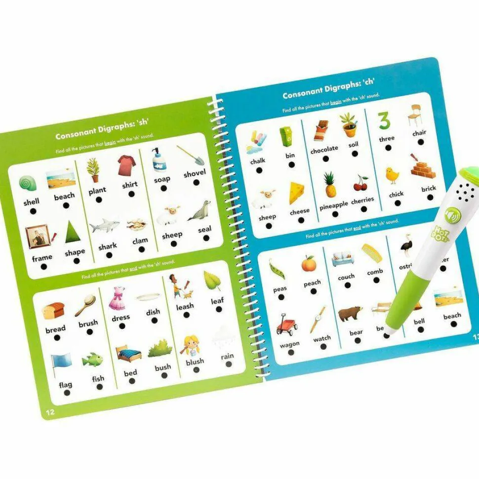 Hot Dots First Grade Activity Set Interactive Printed Book