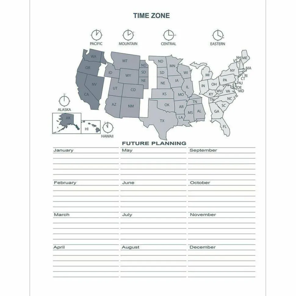 House of Doolittle Eight-Person Group Practice Daily Appointment Book, 11 x 8.5, Black Cover, 12-Month (Jan to Dec): 2027, 2027 Calendar