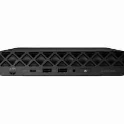 HP EliteDesk 8 G1i Desktop Computer - Intel Core Ultra 7 265T - vPro Technology - 16 GB - 256 GB PCI Express NVMe SSD - Mini PC - Jack Black