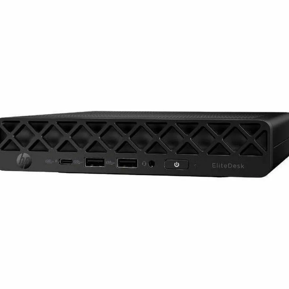 HP EliteDesk 8 G1i Desktop Computer - Intel Core Ultra 5 235T - vPro Technology - 64 GB - 1 TB SSD - Desktop Mini - Jack Black