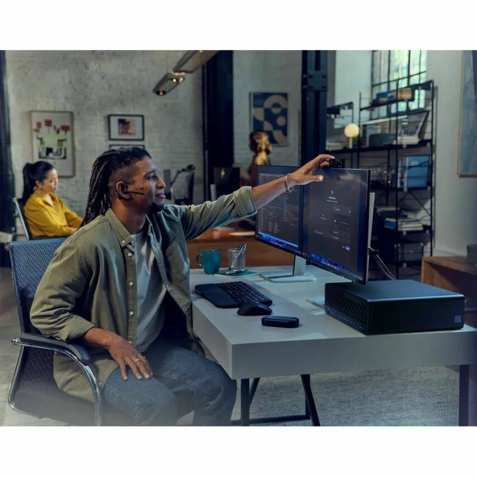 HP EliteDesk 8 G1i Desktop Computer - Intel Core Ultra 7 15th Gen 265 - vPro Technology - 32 GB - 1 TB SSD - Small Form Factor - Jack Black - Smart Buy