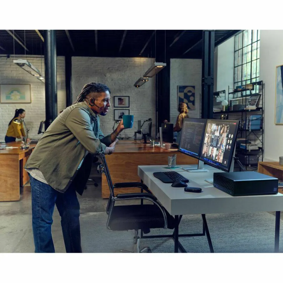 HP EliteDesk 8 G1i Desktop Computer - Intel Core Ultra 7 15th Gen 265 - vPro Technology - 32 GB - 1 TB SSD - Small Form Factor - Jack Black - Smart Buy