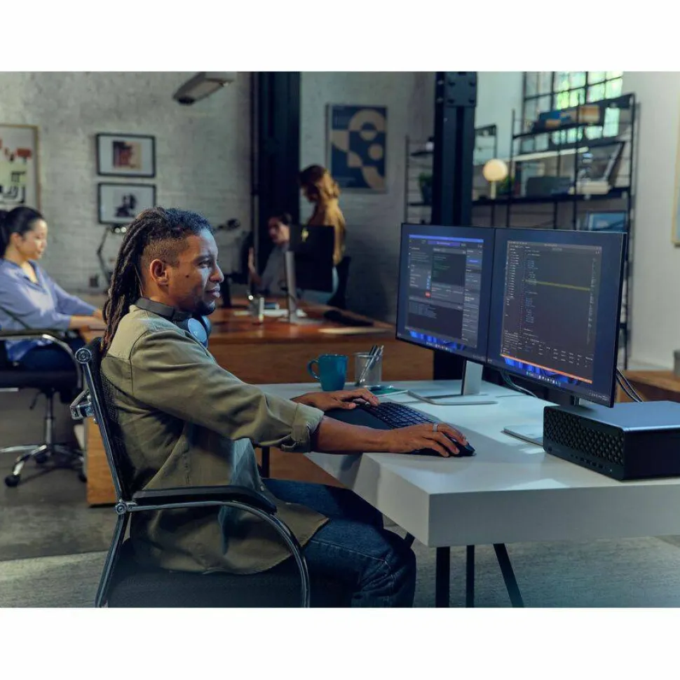HP EliteDesk 8 G1i Desktop Computer - Intel Core Ultra 7 15th Gen 265 - vPro Technology - 32 GB - 1 TB SSD - Small Form Factor - Jack Black - Smart Buy