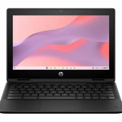 HP Fortis Flip G1m 11.6" Touchscreen Rugged Convertible 2 in 1 Chromebook - HD - 60 Hz - Octa-core (ARM Cortex A76 + Cortex A55) - 8 GB - 64 GB Flash Memory - English Keyboard - Jet Black