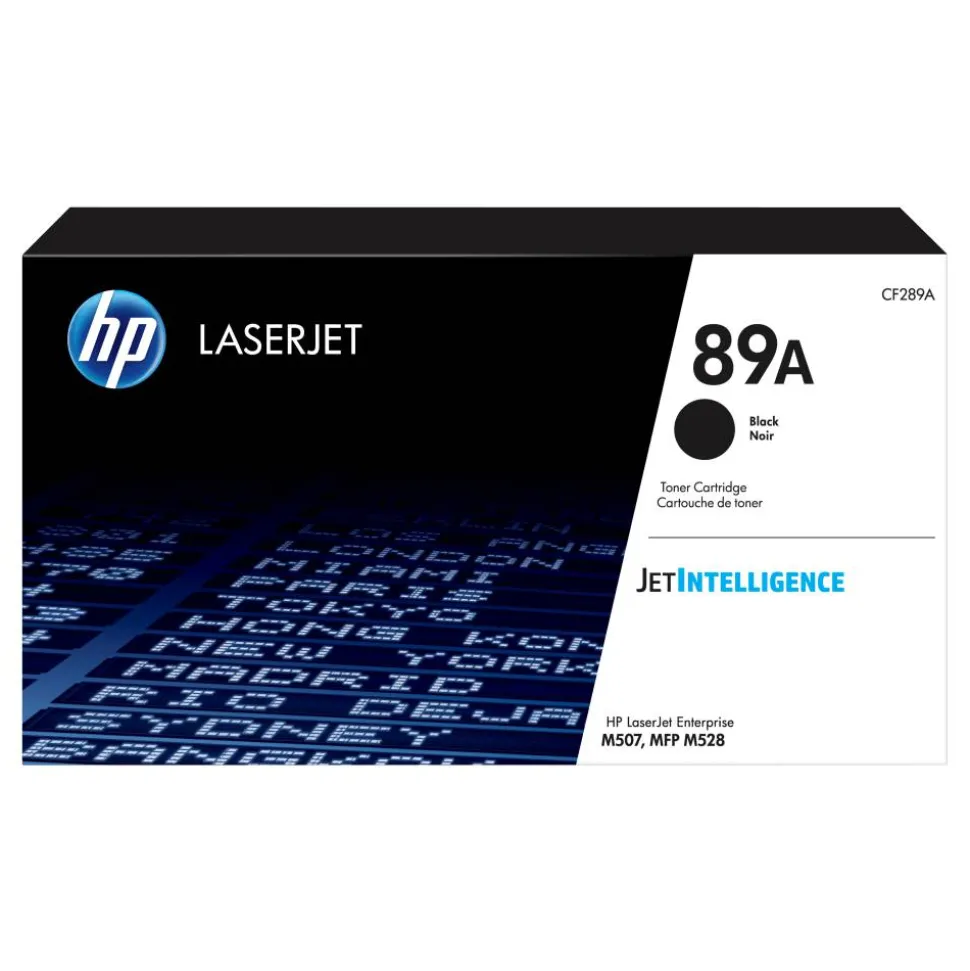 HP 89A Black Toner Cartridge, CF289A