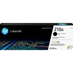 HP 210A Black Toner Cartridge, W2100A