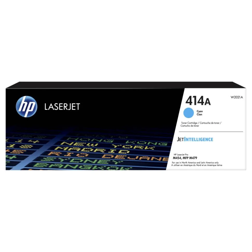 HP 414A Cyan Toner Cartridge, W2021A