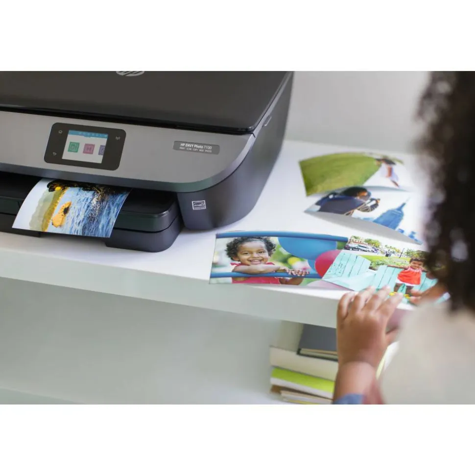 HP Advanced Photo Paper for Inkjet Printers, Glossy, 4" x 6", 66 Lb, Pack Of 100 Sheets (Q6638A)