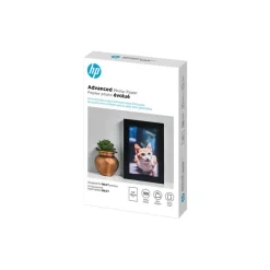 HP Advanced Photo Paper for Inkjet Printers, Glossy, 4