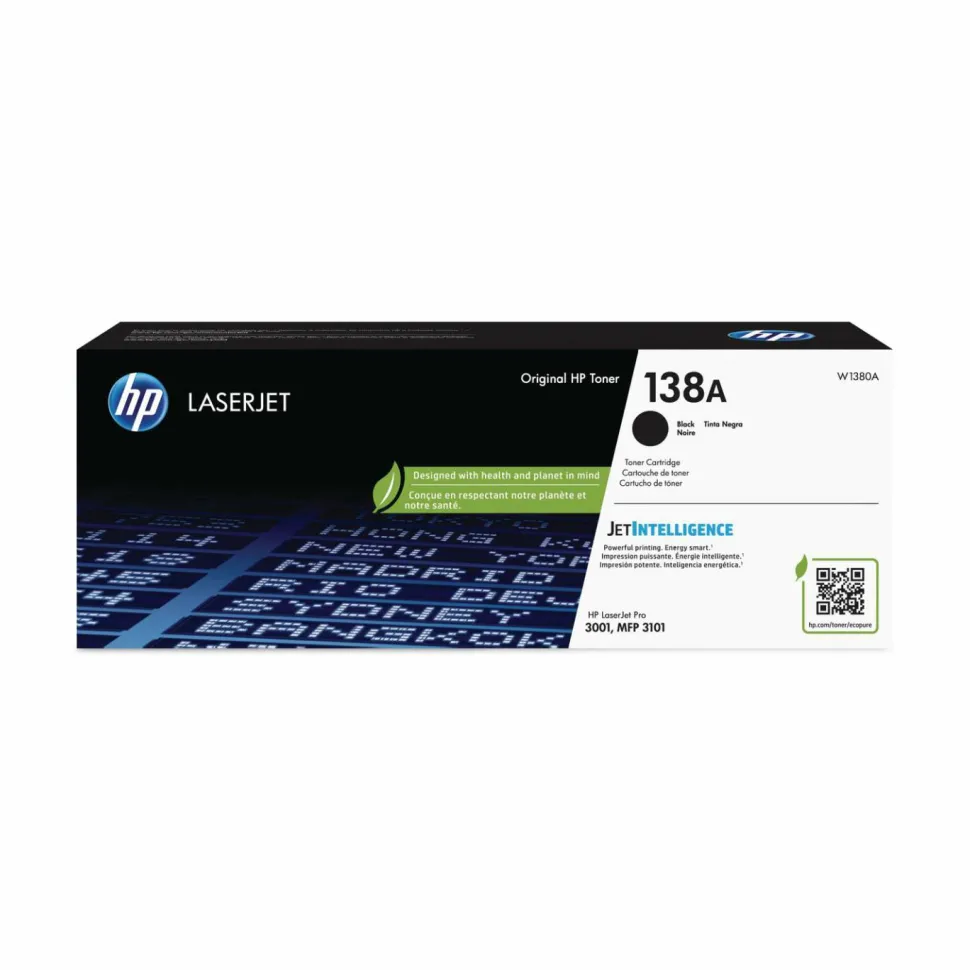 HP 138A, (W1380A) Black Original LaserJet Toner Cartridge