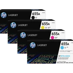 HP 655A Yellow Toner Cartridge, CF452A