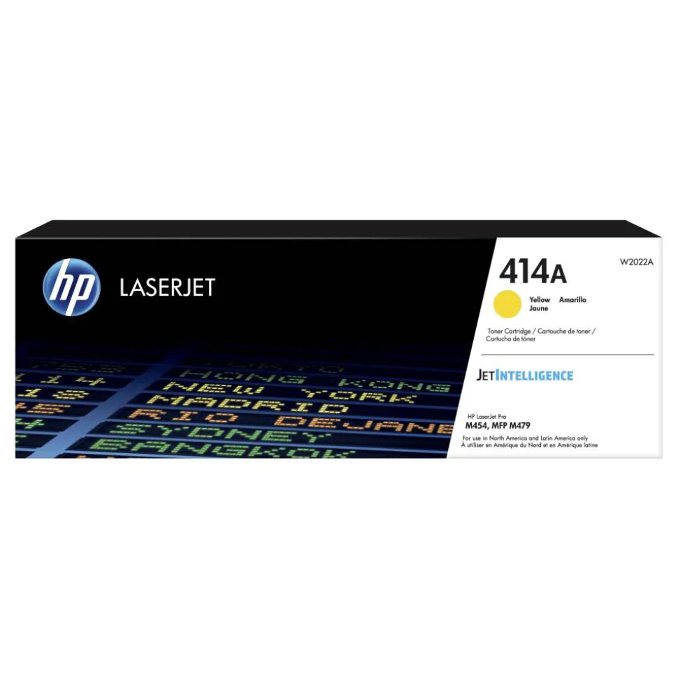 HP 414A Yellow Toner Cartridge, W2022A