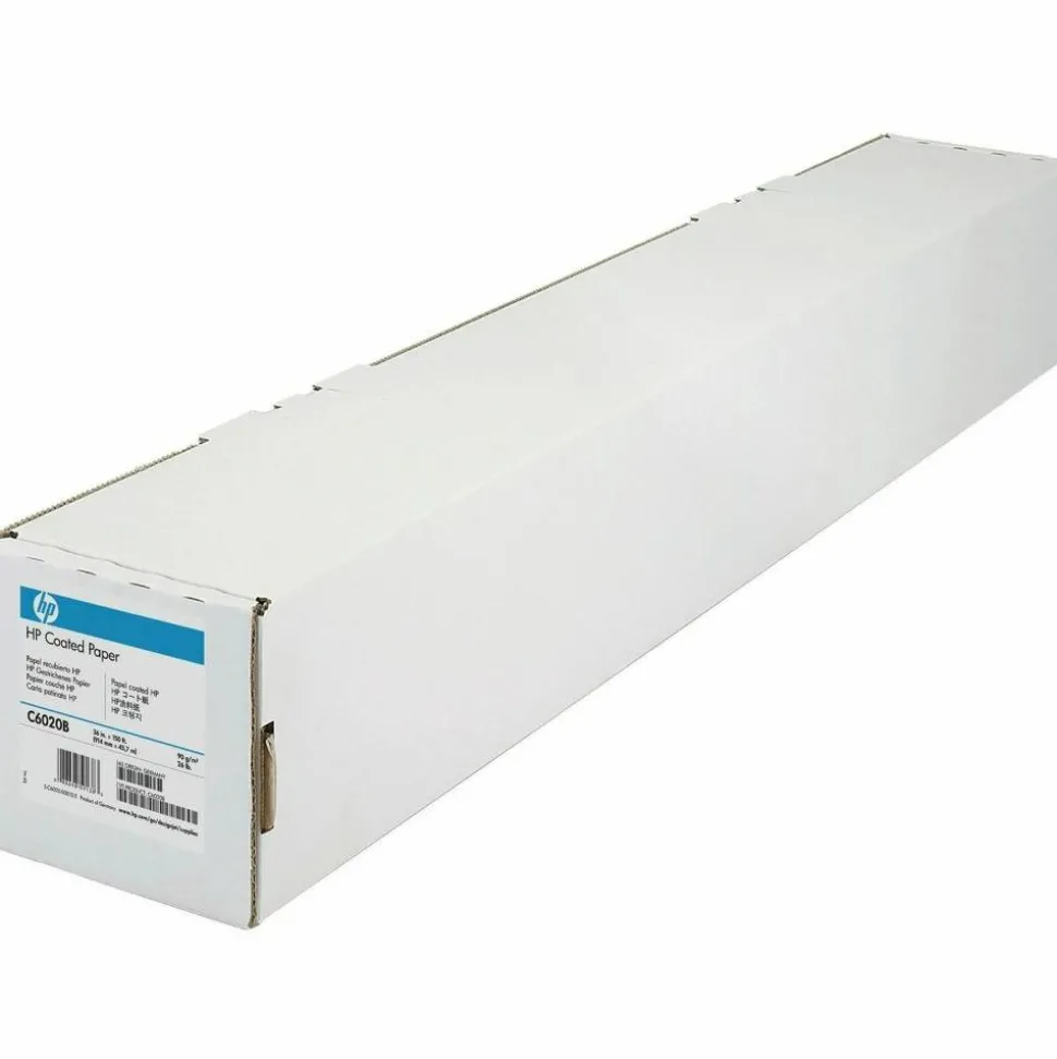 HP C6020B Designjet Wide Format Roll, 36" x 150', 26 Lb