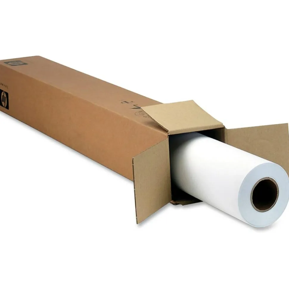 HP Designjet Inkjet Coated Large-Format Paper, 42" x 100', 130 Lb