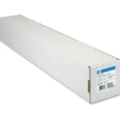 HP Designjet Large-Format Instant Dry Semigloss Photo Paper Roll, 24" x 100', 50.5 Lb, FSC Certified, White