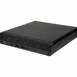 HP EliteDesk 8 G1a Desktop Computer - AMD Ryzen 5 Ryzen 200 Series 220 - 16 GB - 256 GB PCI Express NVMe SSD - Mini PC - Jack Black