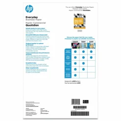 HP Everyday Business Paper, 32 lb Bond Weight, 8.5 x 11, Glossy White, 150/Pack