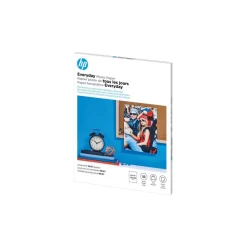 HP Everyday Photo Paper for Inkjet Printers, Glossy, Letter Size (8 1/2