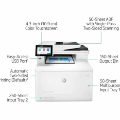 HP LaserJet Enterprise Color MFP M480f, Copy/Fax/Print/Scan