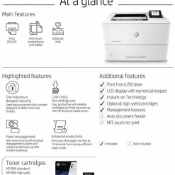 HP LaserJet Enterprise M507n Laser Printer