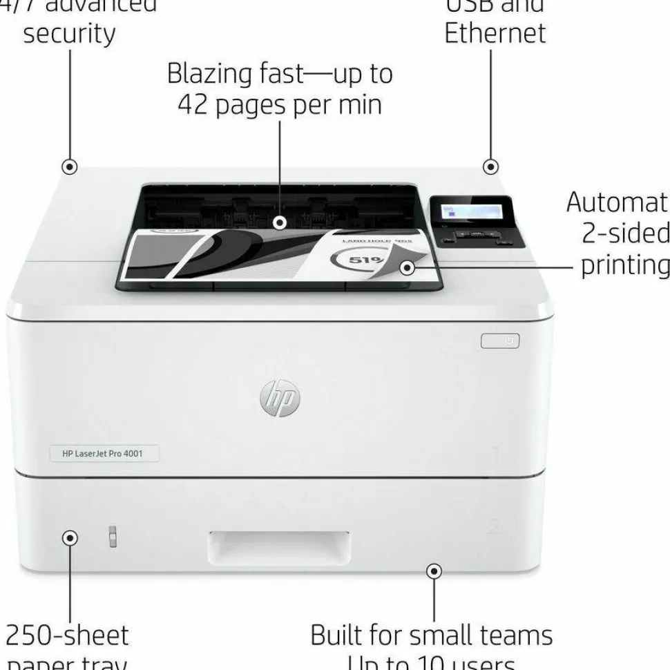 HP LaserJet Pro 4001dn Laser Printer