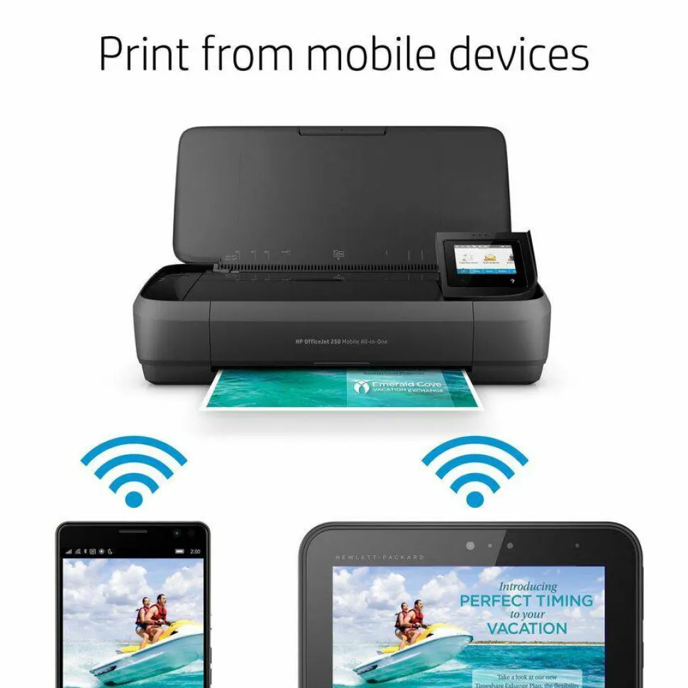 HP OfficeJet 250 Wireless Inkjet All-In-One Color Printer